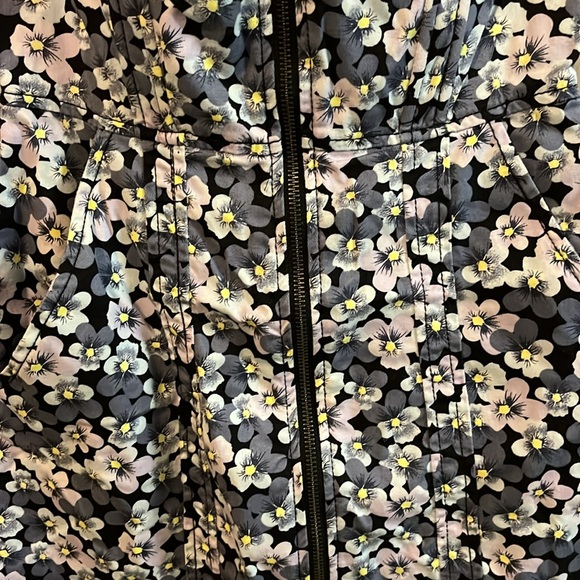 H&M Strapless Front Zipper Pink Purple Periwinkle Bustier Mini Dress 4 - Picture 6 of 16